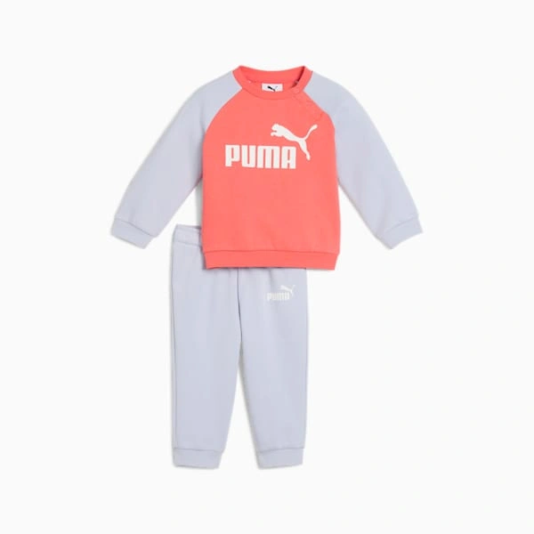PUMA Minicats: Entzückendes Raglan-Set für kleine Entdecker! Hose & Shirt – Spiel und Spaß garantiert!