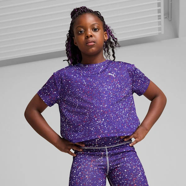 PUMA Lieblings-T-Shirt für große Kinder – Zug-Feeling inklusive Kurze Länge – Perfekt für Abenteuer!